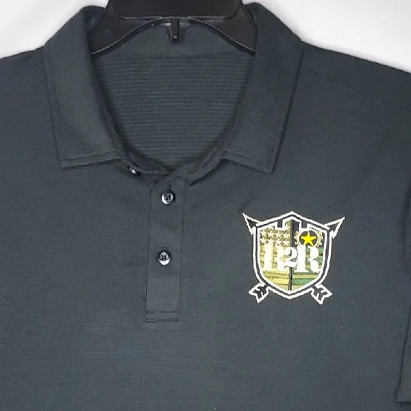 Lululemon Mens Golf Polo Black Size Medium - Picture 1 of 6